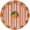 Citrus Kitchen 7" Orange Stripes Paper Snack Plates, 10ct. by Celebrate It™